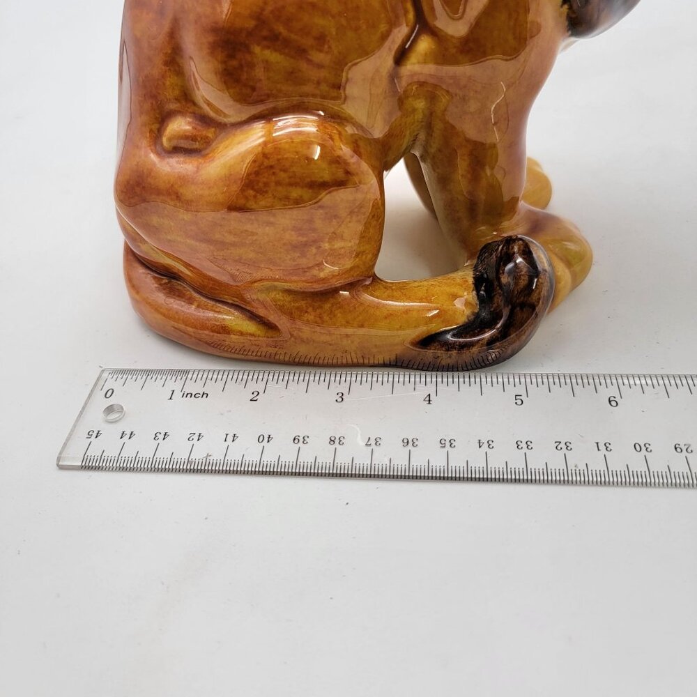 Vintage Italian Art Pottery Lion Figurine Statue - Picture 6 of 9
